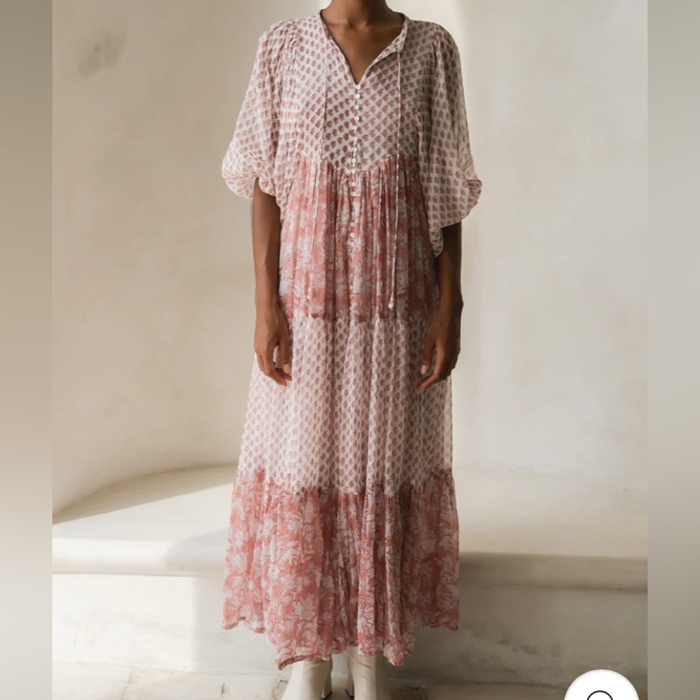 Daughters of India Nora Maxi Dress in Primrose